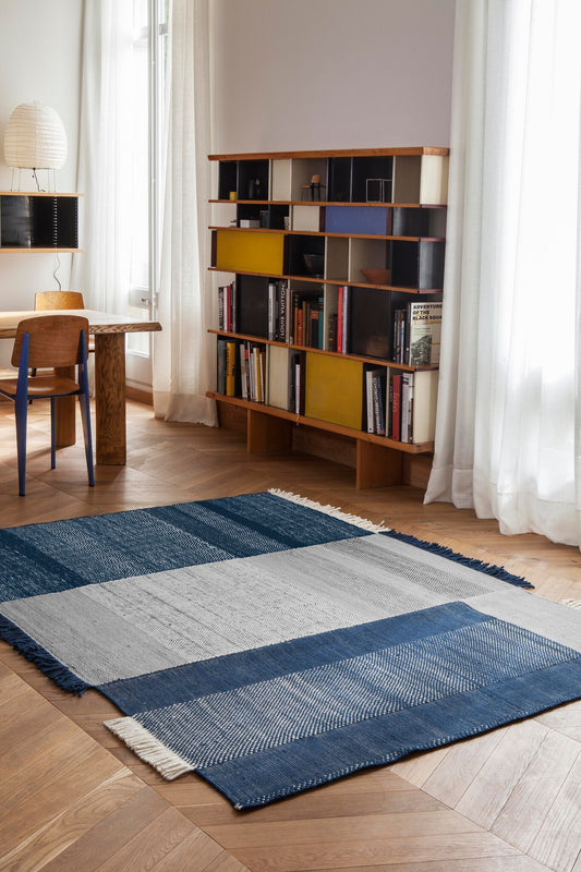 Tres Blue Rug-Nanimarquina-Contract Furniture Store