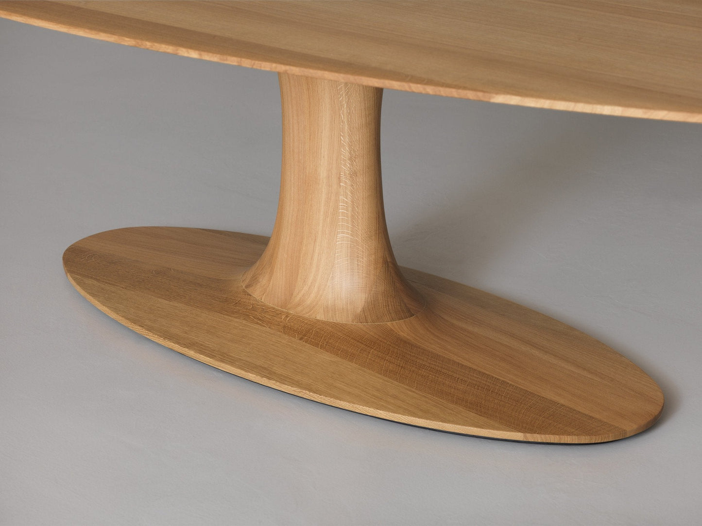 Turntable Oval Dining Table-Zeitraum-Contract Furniture Store