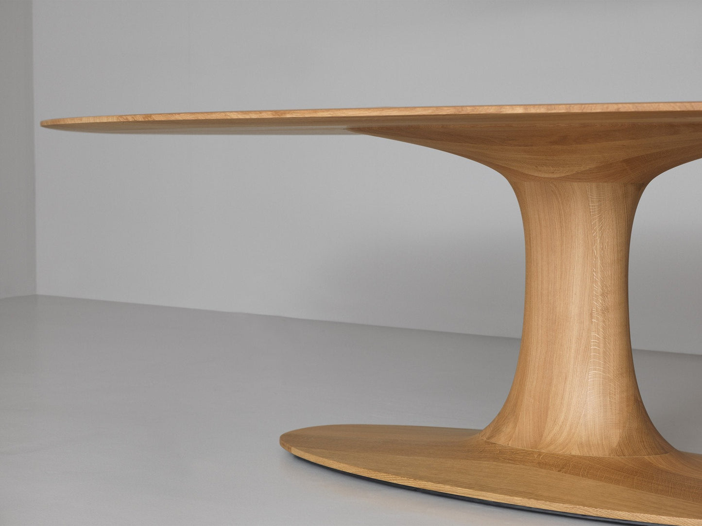 Turntable Oval Dining Table-Zeitraum-Contract Furniture Store