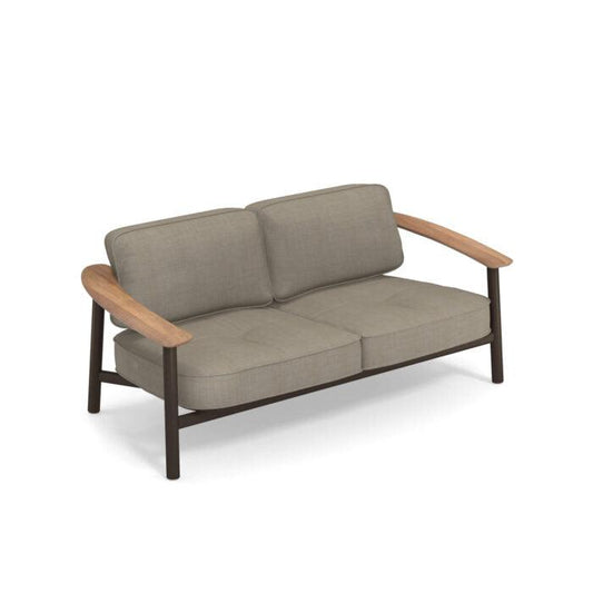 Twins 6045 Alu-Teak 2-Seater Sofa-Contract Furniture Store