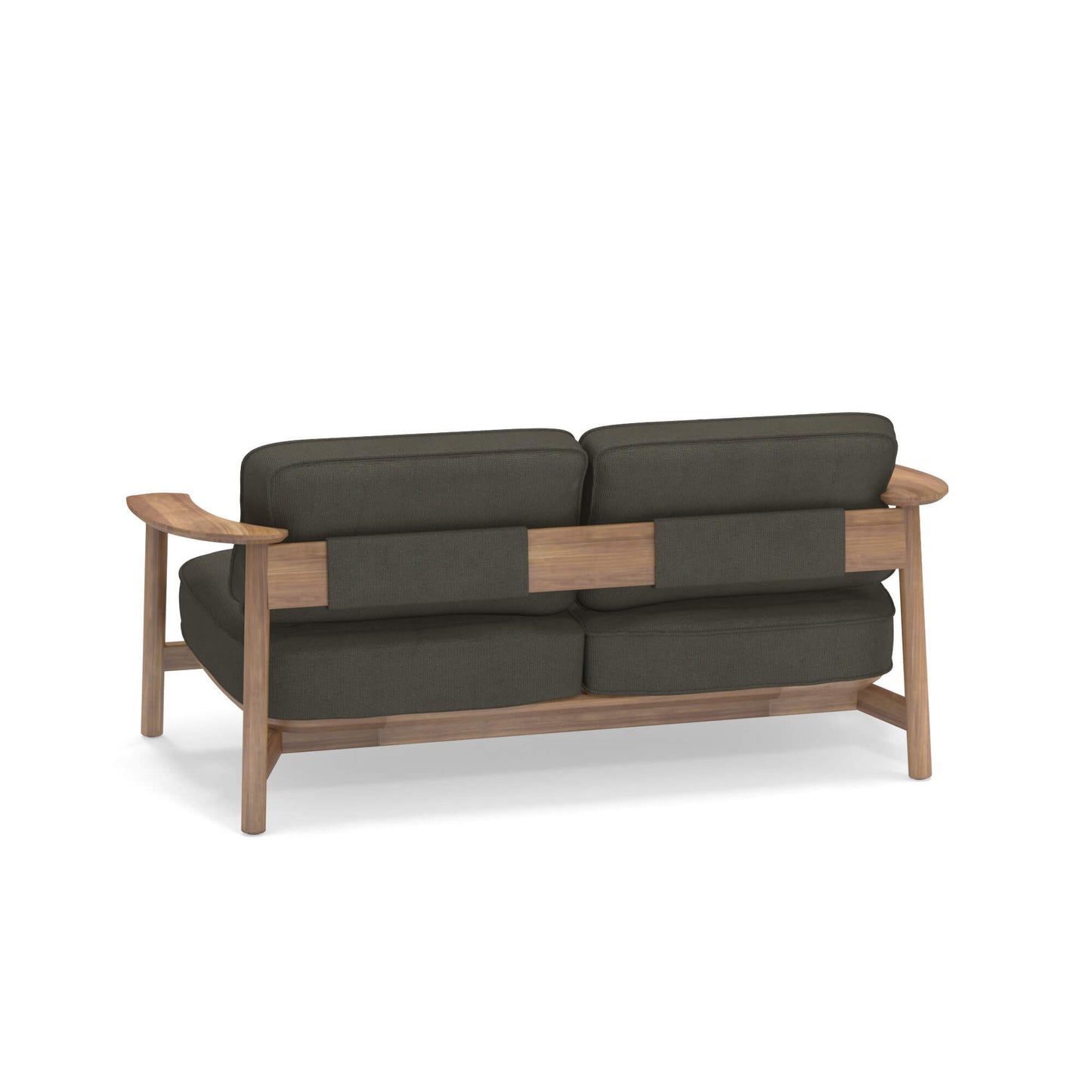 Twins 6056 Teak 2-Seater Sofa-Contract Furniture Store