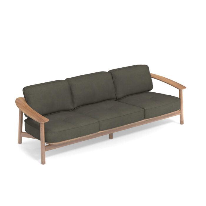 Twins 6056 Teak 2-Seater Sofa-Contract Furniture Store