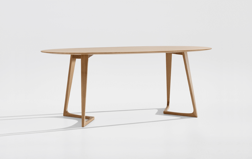 Twist Oval Dining Table-Zeitraum-Contract Furniture Store