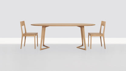 Twist Oval Dining Table-Contract Furniture Store for hospitality, leisure & commercial projects