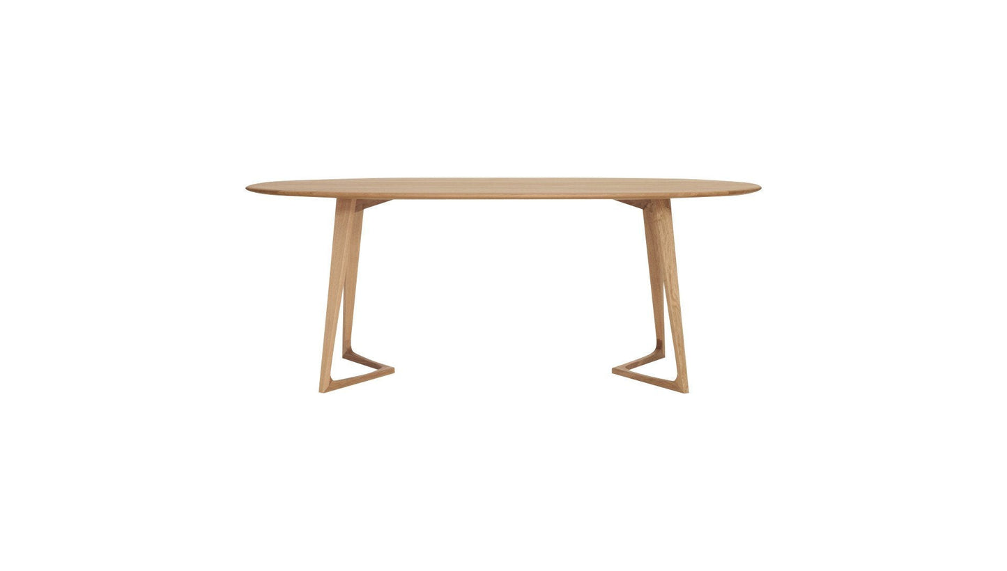 Twist Oval Dining Table-Zeitraum-Contract Furniture Store