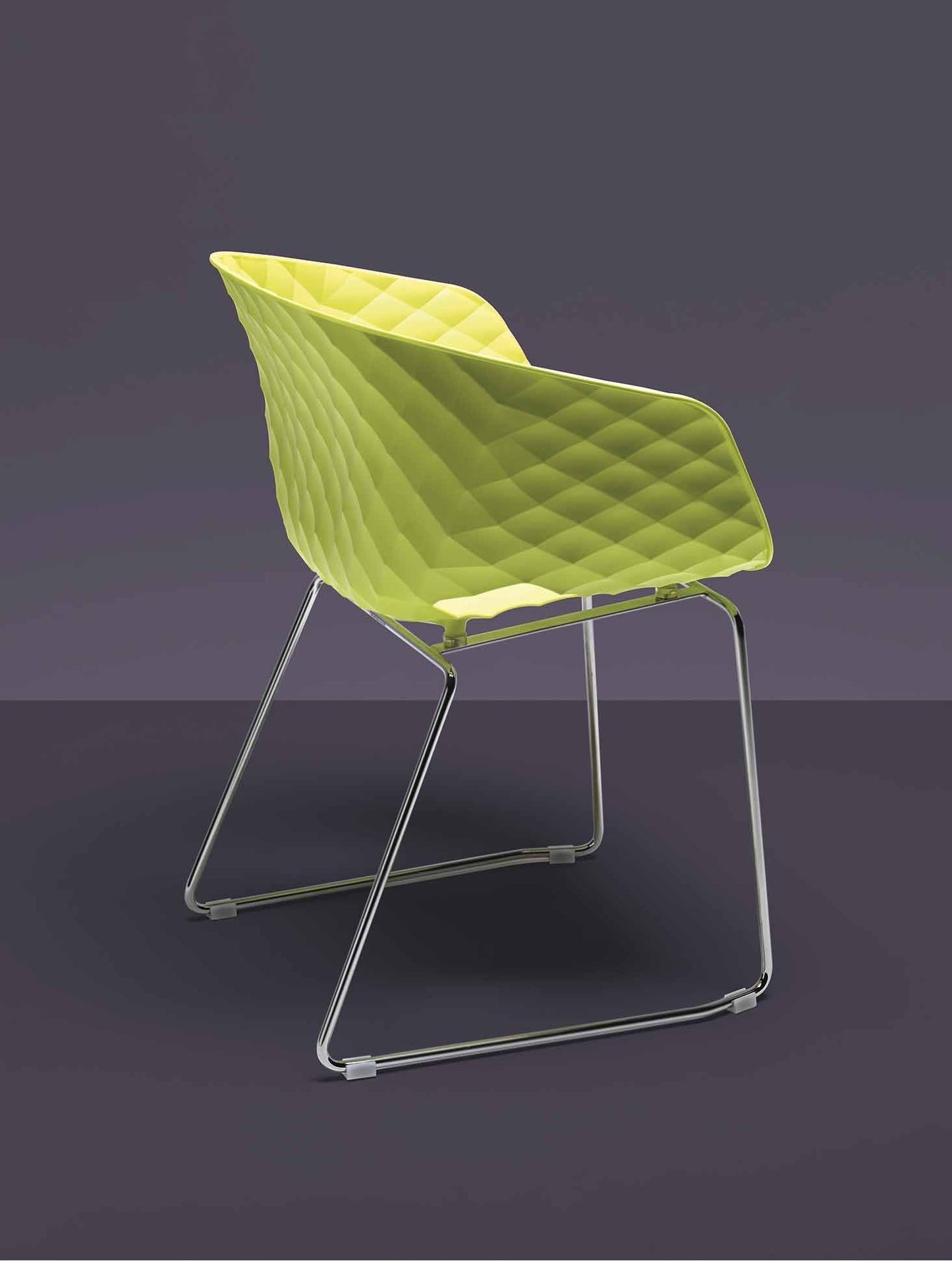 Uni-Ka Armchair c/w Sled Legs-Metalmobil-Contract Furniture Store