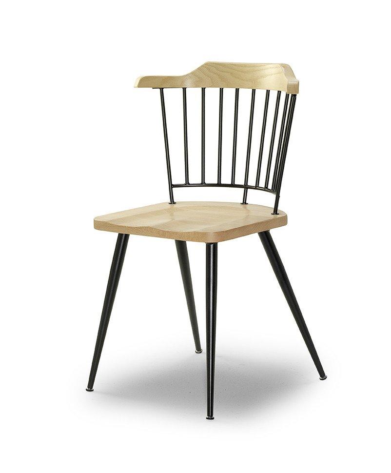 Uniq Side Chair c/w Metal Legs-Contract Furniture Store