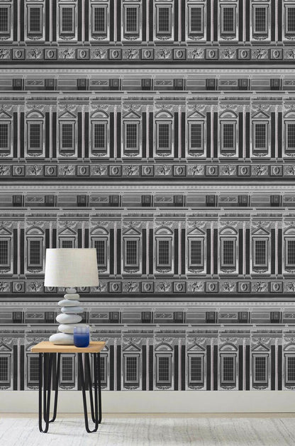 Vaticano Anthracite Wallpaper-Contract Furniture Store for hospitality, leisure & commercial projects