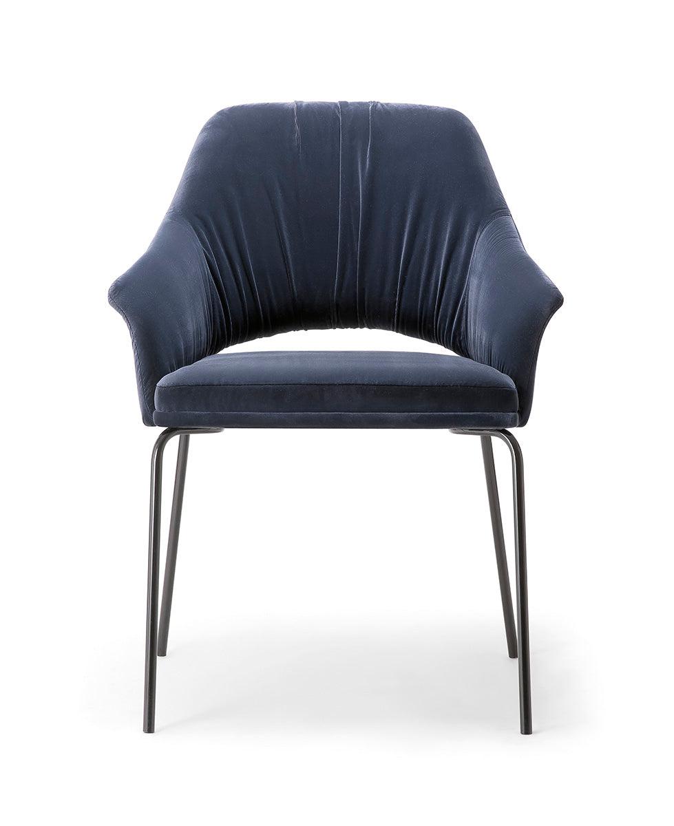 Wings Armchair c/w Metal Legs-Tirolo-Contract Furniture Store