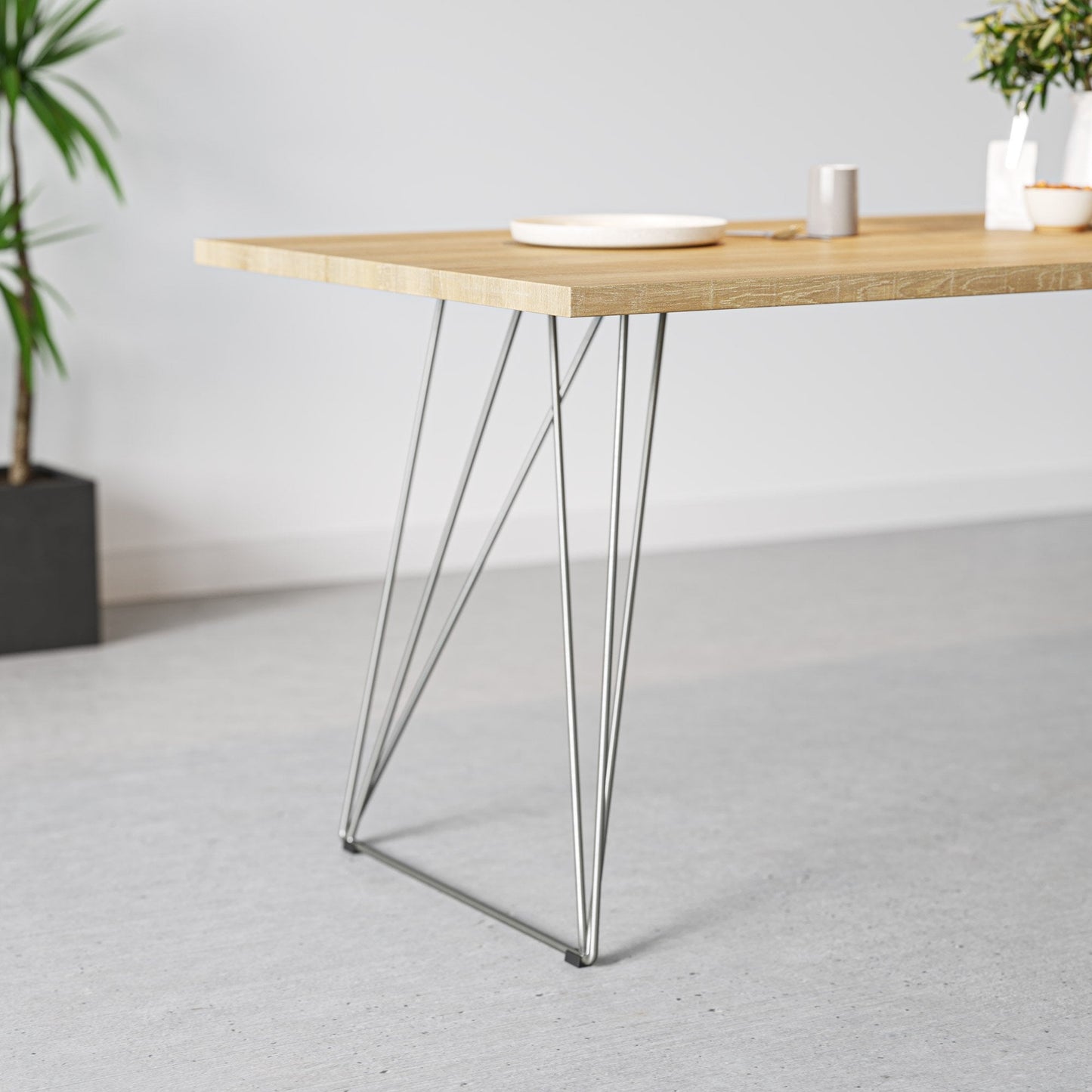 Wire Frame Leg Dining Base-Hairpin-Contract Furniture Store