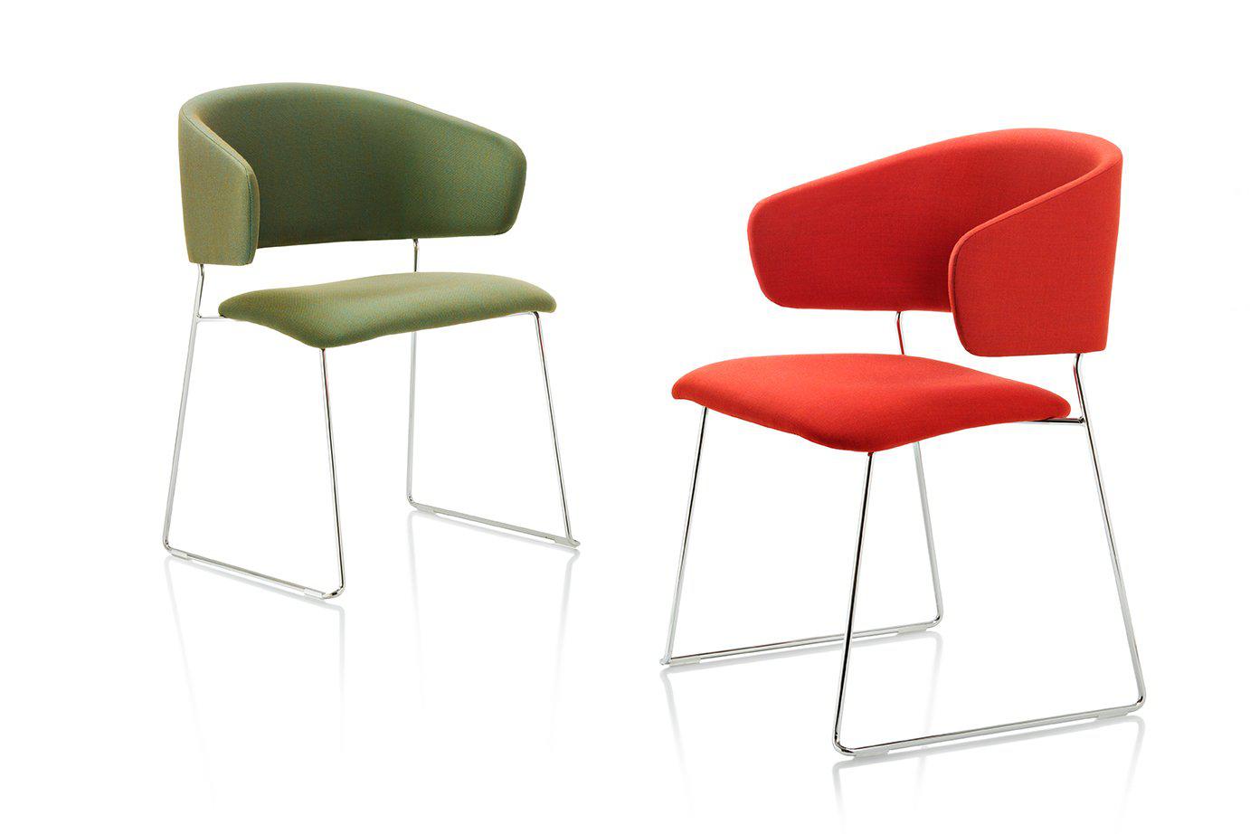 Wolfgang 54 Armchair c/w Sled Legs-Fornasarig-Contract Furniture Store