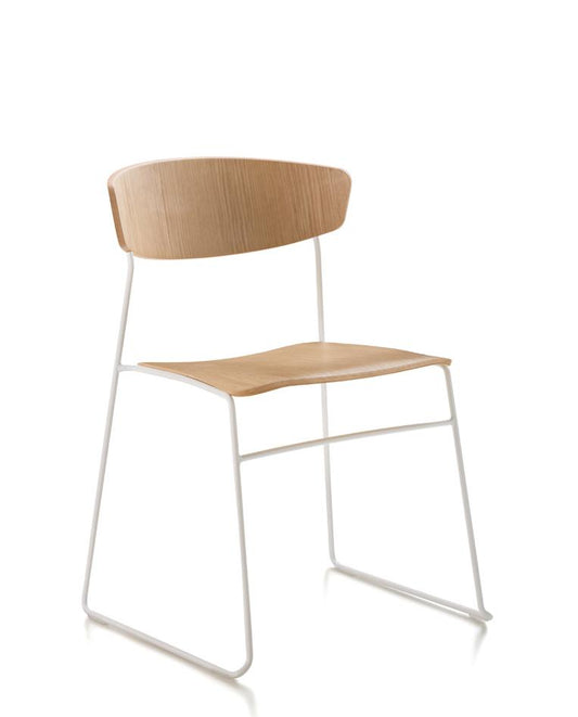 Wolfgang Side Chair c/w Sled Legs-Fornasarig-Contract Furniture Store