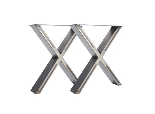 X-Frame Industrial Leg Bench Ends-Hairpin-Contract Furniture Store