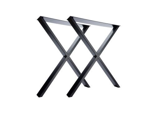 X-Frame Industrial Leg Dining Base-Hairpin-Contract Furniture Store