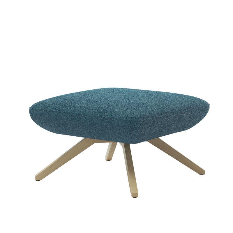 X Pouf Wood Pouf-Alma Design-Contract Furniture Store