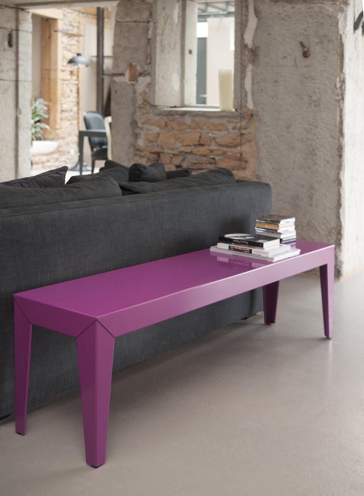 Zef Bench-Matière Grise-Contract Furniture Store