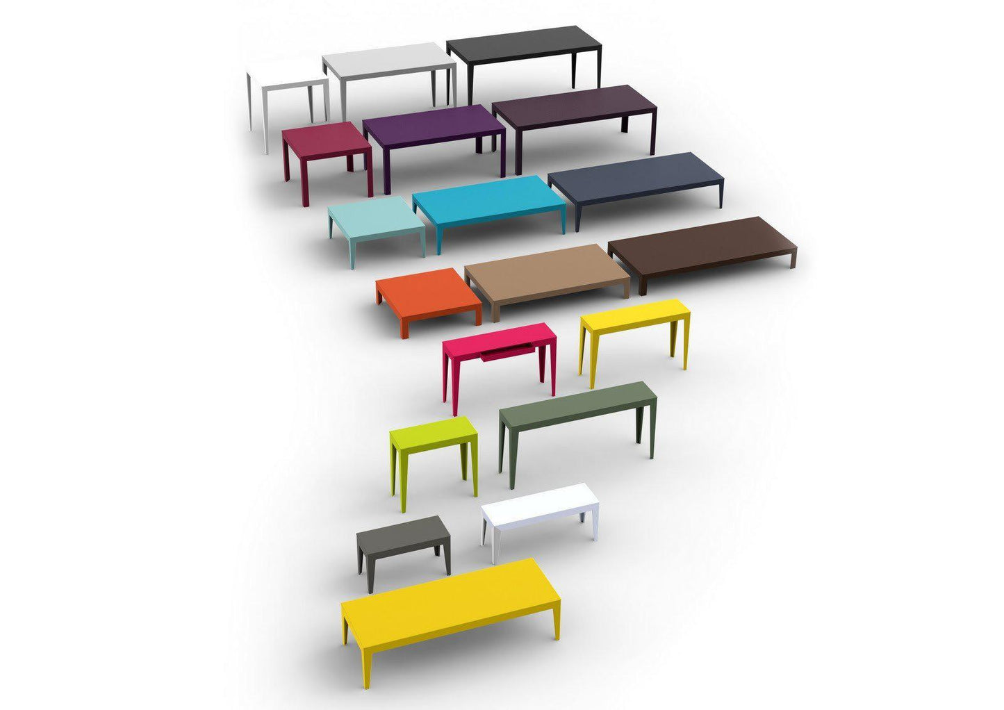 Zef Square Low Table-Matière Grise-Contract Furniture Store